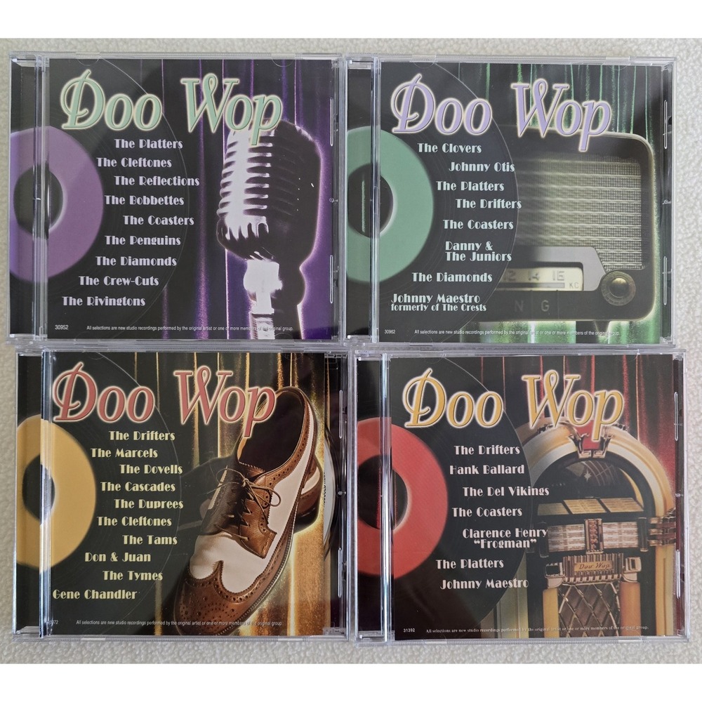 Doo Wop Volumes 1-4 (CDs) Echo Bridge Home‎ Entertainment 2004 Set of 4 40s 50s